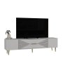 HANAH HOME TV polica Dekol1 White Gold - slika 3