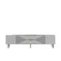 HANAH HOME TV polica Dekol1 White Gold - slika 5