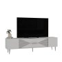 HANAH HOME TV polica Dekol1 White Silver - slika 3