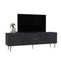 HANAH HOME TV polica Dekol2 Anthracite Gold - slika 3