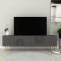 HANAH HOME TV polica Dekol2 Anthracite Gold - slika 1