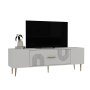 HANAH HOME TV polica Dekol2 White Gold - slika 3