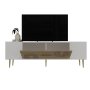 HANAH HOME TV polica Dekol2 White Sapphire Oak Gold - slika 4