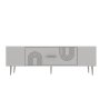 HANAH HOME TV polica Dekol2 White Silver - slika 5