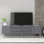 HANAH HOME TV polica Dekol3 Anthracite Silver - slika 1