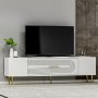 HANAH HOME TV polica Dekol3 White Gold - slika 2
