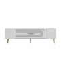 HANAH HOME TV polica Dekol3 White Gold - slika 5