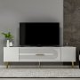 HANAH HOME TV polica Dekol3 White Gold - slika 1