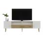 HANAH HOME TV polica Dekol3 White Sapphire Oak Gold - slika 4