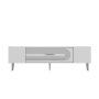 HANAH HOME TV polica Dekol3 White Silver - slika 5