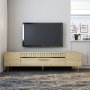 HANAH HOME TV polica Dekolp1 Sapphire Oak Gold - slika 1