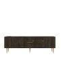 HANAH HOME TV polica Dekolp1 Walnut Gold - slika 5
