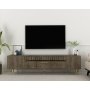 HANAH HOME TV polica Dekolp1 Walnut Gold - slika 1