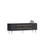 HANAH HOME TV polica Dekolp2 Anthracite Gold - slika 4
