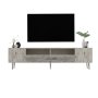 HANAH HOME TV polica Dekolp2 Ephesus Marble Silver - slika 3