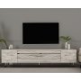 HANAH HOME TV polica Dekolp2 Ephesus Marble Silver - slika 1