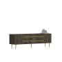 HANAH HOME TV polica Dekolp2 Walnut Gold - slika 4