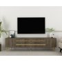 HANAH HOME TV polica Dekolp2 Walnut Gold - slika 1