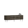 HANAH HOME TV polica Dekolp2 Walnut Silver - slika 4