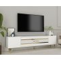 HANAH HOME TV polica Dekolp2 White Gold - slika 2
