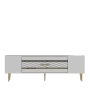 HANAH HOME TV polica Dekolp2 White Gold - slika 5