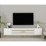 HANAH HOME TV polica Dekolp2 White Gold - slika 1