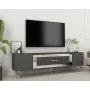 HANAH HOME TV polica Dekolp3 Anthracite Silver - slika 2