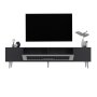 HANAH HOME TV polica Dekolp3 Anthracite Silver - slika 4