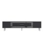 HANAH HOME TV polica Dekolp3 Anthracite Silver - slika 5