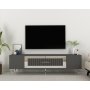 HANAH HOME TV polica Dekolp3 Anthracite Silver - slika 1