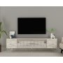HANAH HOME TV polica Dekolp3 Ephesus Marble Silver - slika 1