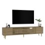 HANAH HOME TV polica Dekolp3 Sapphire Oak Gold - slika 3