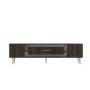 HANAH HOME TV polica Dekolp3 Walnut Silver - slika 5