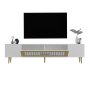 HANAH HOME TV polica Dekolp3 White Gold - slika 4