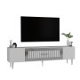 HANAH HOME TV polica Dekolp3 White Silver - slika 3