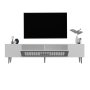 HANAH HOME TV polica Dekolp3 White Silver - slika 4