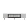 HANAH HOME TV polica Dekolp3 White Silver - slika 5