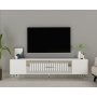 HANAH HOME TV polica Dekolp3 White Silver - slika 1