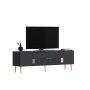HANAH HOME TV polica Dekolp4 Anthracite Gold - slika 3