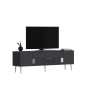 HANAH HOME TV polica Dekolp4 Anthracite Silver - slika 3