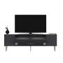 HANAH HOME TV polica Dekolp4 Anthracite Silver - slika 4