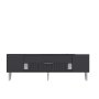 HANAH HOME TV polica Dekolp4 Anthracite Silver - slika 5