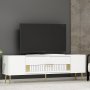 HANAH HOME TV polica Dekolp4 White Gold - slika 2