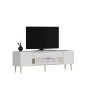 HANAH HOME TV polica Dekolp4 White Gold - slika 3
