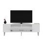 HANAH HOME TV polica Dekolp4 White Silver - slika 4