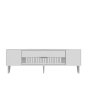 HANAH HOME TV polica Dekolp4 White Silver - slika 5