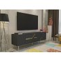 HANAH HOME TV polica Dekolp5 Anthracite Gold - slika 2