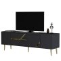 HANAH HOME TV polica Dekolp5 Anthracite Gold - slika 4