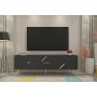 HANAH HOME TV polica Dekolp5 Anthracite Silver - slika 1