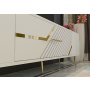 HANAH HOME TV polica Dekolp5 White Gold - slika 3
